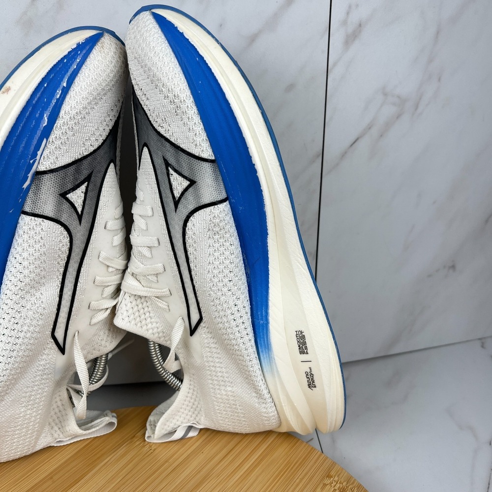 Mizuno Neo Zen Mens Size 10.5 White Blue Green Running Walk Shoes 411521.005H - Picture 6 of 12